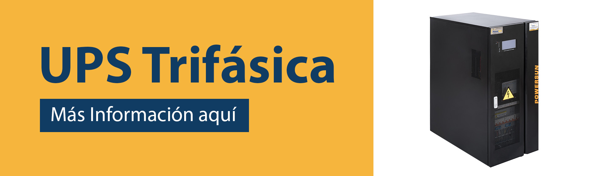 Banner UPS Trifasica